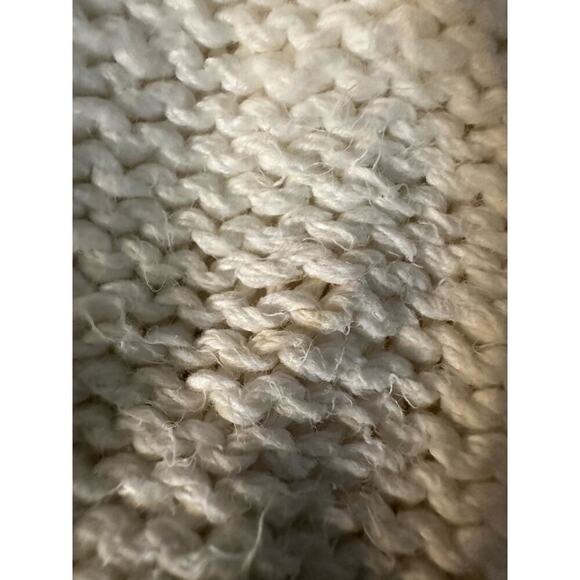 J Crew | XXS | Fisherman Toggle Knit Cardigan Sweater cream rope wood cotton - Picture 6 of 9